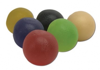 Übungsgelball oval für die Hand, blau/schwer, Cando®