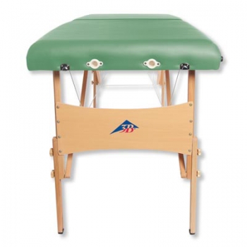 Komfort-Massageliege tragbar aus Holz, Grün