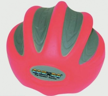 Übungsball Digi-Squeeze, leicht - rot, CanDo®