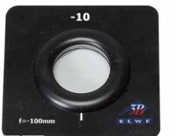 Zerstreuungslinse K, f=-100 mm