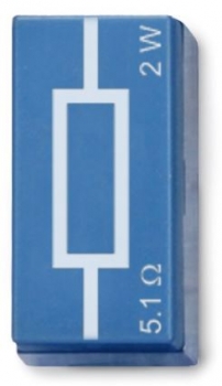 Widerstand 5,1 Ohm, 2 W, P2W19
