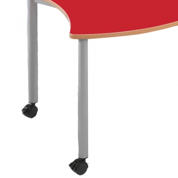 Schülertisch stapelbar 65x65 cm mit ABS- Sicherheitskante