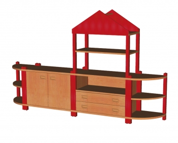 Kindergarten Regalsystem 