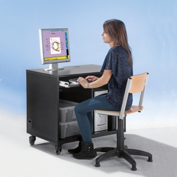 Computerwagen & Arbeitsstation B/H/T 86x80x60 cm