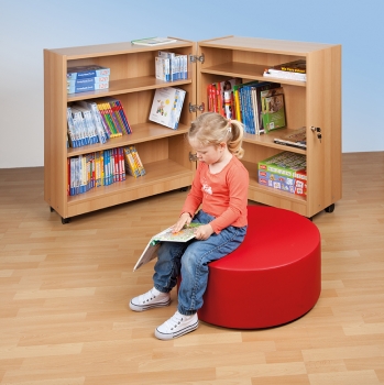 Klappregal fahrbar, mobile Klappbibliothek