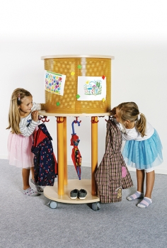 Taschenkreisel - Taschenwagen und Litfaßsäule Oval