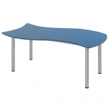 Rechteckwellentisch höhenverstellbar 160x58-72x80