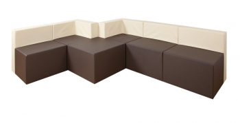 Sofaserie CuBe, Sessel mit Rückenlehne, Stoffbezug V1