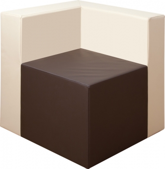 Sofaserie CuBe - Ecksessel mit Stoffbezug V1