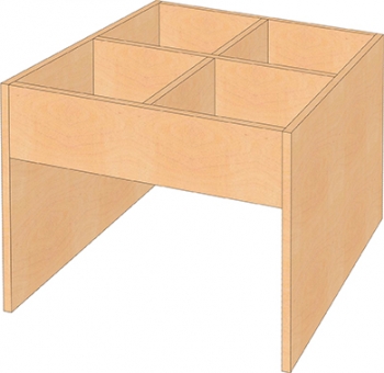 Büchertrog 70 cm Breit