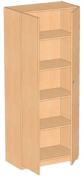 Hochschrank mit 4 ganzen Böden