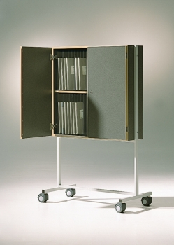 Klassenbuchschrank, fahrbar, für 46 Klassenbücher (KLW3-46)