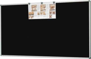 Kreidetafel Stahlemaille schwarz B/H 90x60 cm