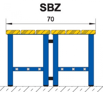 SBZ117 - Sitzbank doppelseitig, Länge 117mm (SBZ117)