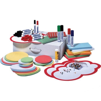 Moderationsmaterial, Komplettsatz für Moderatorenwagen