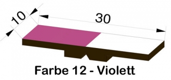 Kippmagnet, Magnetsymbol, 12-violett (MS10X30-12)