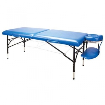 Massageliege 3B Aluminium, blau