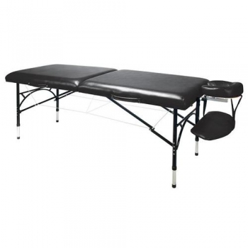 Massageliege 3B Aluminium, schwarz