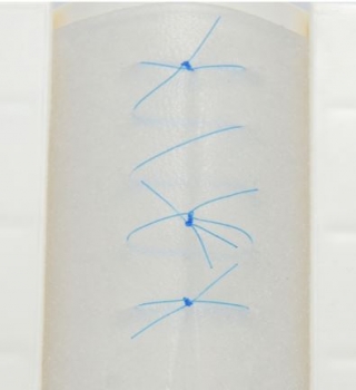 Durchscheinendes Nahtpad