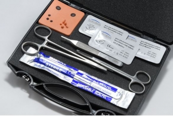 Hautbiopsie-Set mit Hautläsionsgewebe