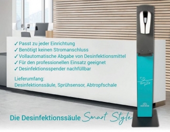 Desinfektionsmittelsäule „Smart Style“ Standard
