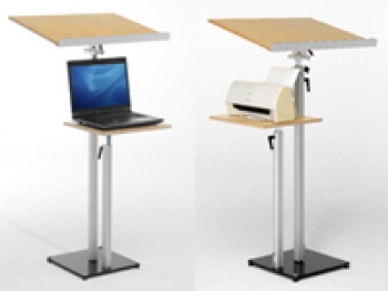 Notebook / Druckerstellfläche für Stehpulte & Rednerpult