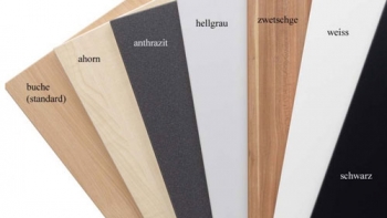 Rednerpult Slim-Line Komplettset silber