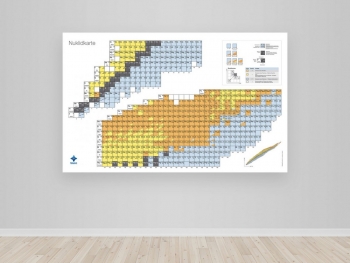 Nuklidkarte DIN A0, Poster Kurzversion