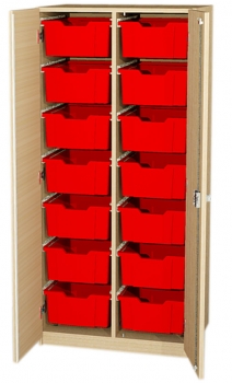 Materialschrank 14 hohe Schübe