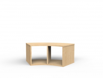 Sechstelkreisschrank