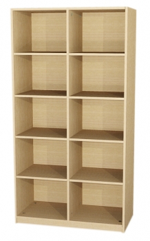 Regalschrank BxHxT 95x190x40 cm, Mittelwand, 2x4 Einlegeböden