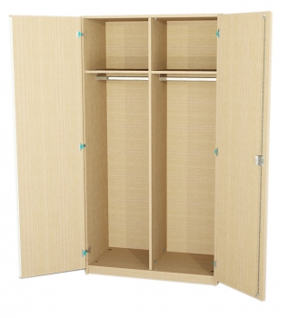 Garderobenschrank BxHxT 90x190x50 cm