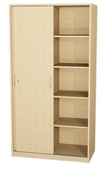 Schiebetürenschrank mit 10 Fächern, 120x190x40 cm