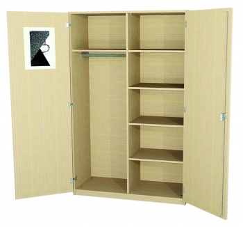 Garderobenschrank BxHxT 120x190x50 cm