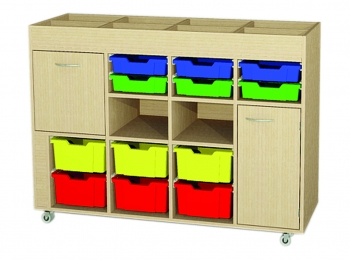 Bücher & Aufbewahrungswagen