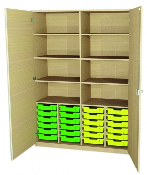 Materialschrank 24 flache Schübe