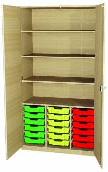 Materialschrank 18 Schübe, 4 Fächer