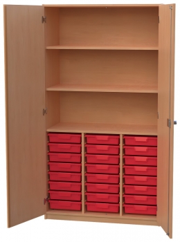 Materialschrank 24 flache Schübe