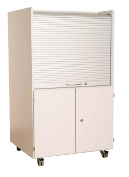 Multimediawagen mit Türen und Jalousie oben