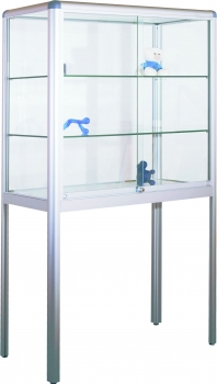 Stand Austellungsvitrine 100 cm mit ESG- Sicherheitsglas