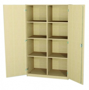 Schrank mit 8 Fächern BxHxT 120x170x50 cm