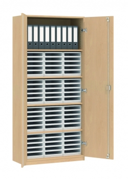 Formularschrank und Kleinfachschrank mit 60 Formularschüben