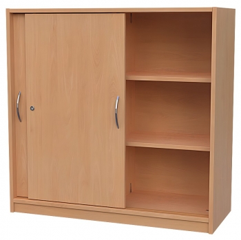 Unterschrank mit Schiebetüren, 6 Fächer