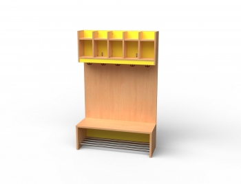 Garderoben-Set 5 Plätze