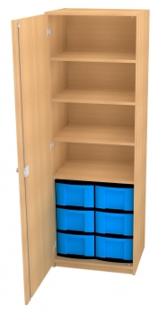 Materialschrank 6 hohe Schübe