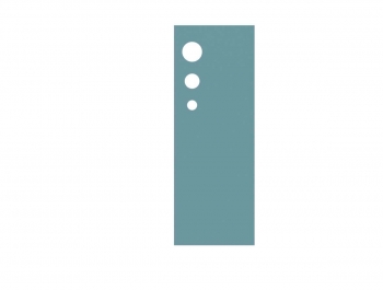 Korpus-Garderobe Modern-Line mit 3 Plätzen und 6 Fächern