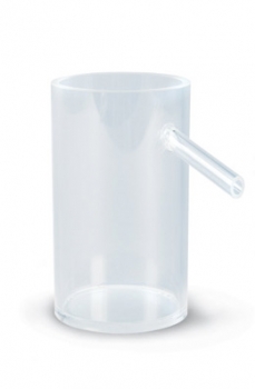 Überlaufgefäß, transparent