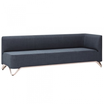 BOXIT 3er Designer Sofa mit Armlehne