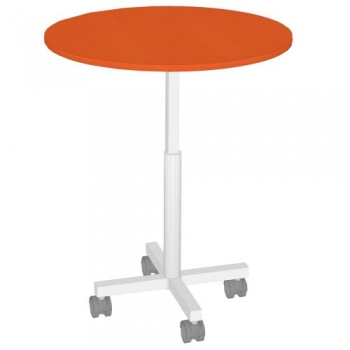 Mobiler und höhenverstellbarer Steh- und Sitztisch