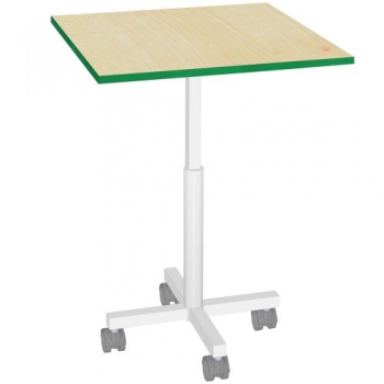 Mobiler und höhenverstellbarer Steh- und Sitztisch